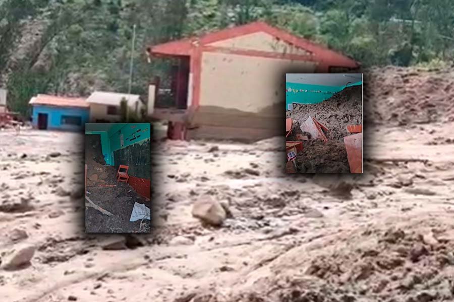 Tragedia en Huancavelica: Feroz huayco arrasa con infraestructura de colegio en Salcabamba