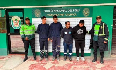 Chupaca: Caen «Los Topos del Cobre» tras ser sorprendidos robando cableado público