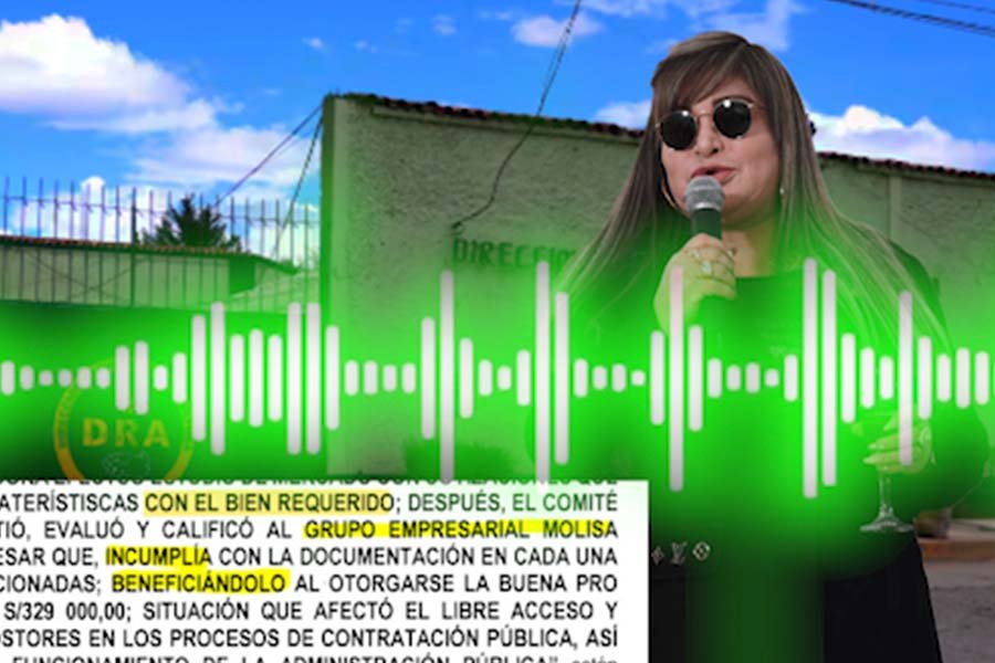 Silvia Molina presentó documentos irregulares para ganar contrato por S/ 329 mil en la DRAJ