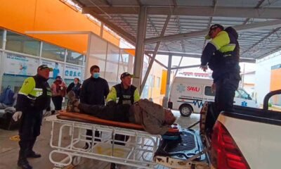 Serenos de Chilca Auxilian a Anciano Inconsciente en Vía Pública