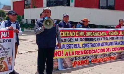 Junín bajo tensión: Exigen inicio de la Nueva Carretera Central y amenazan con paro indefinido