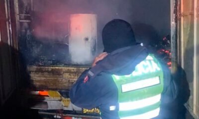 Drama en la Carretera Central: Camión de carga arde en llamas y es salvado por la Policía y vecinos