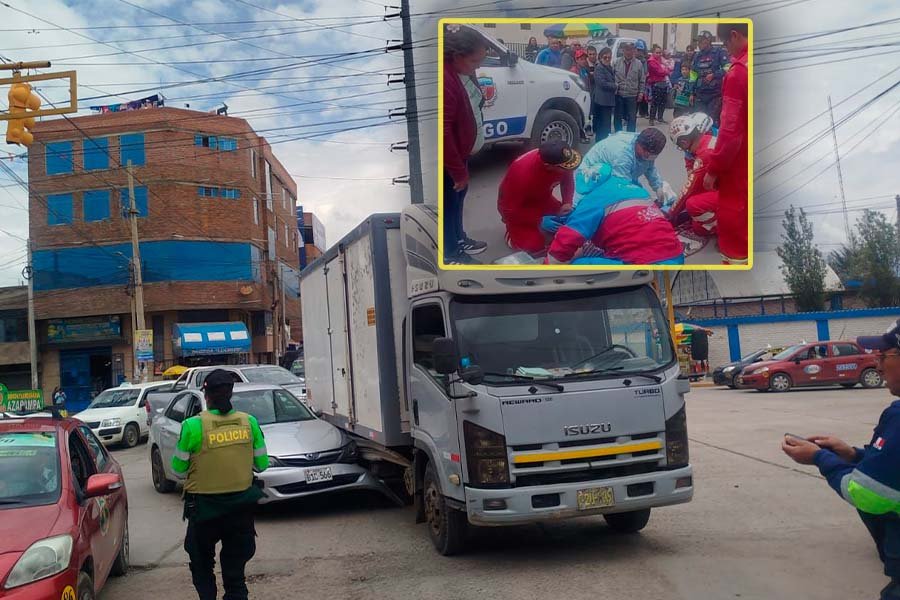 Alerta en El Tambo: Tres accidentes en menos de ocho horas dejan cuatro heridos