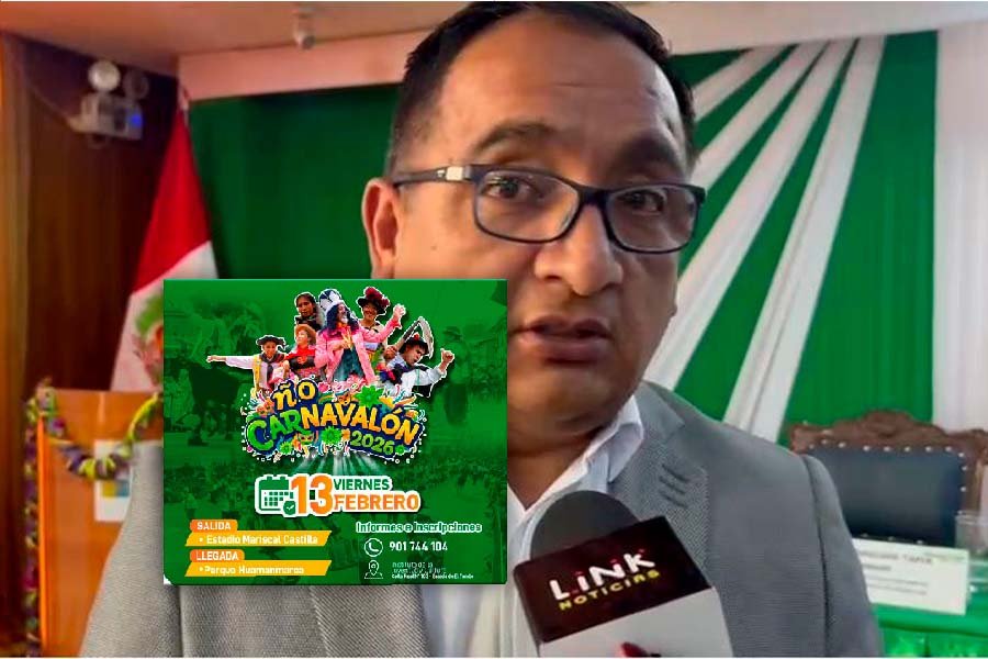 Cierran zonas por ño carnavalón 2026