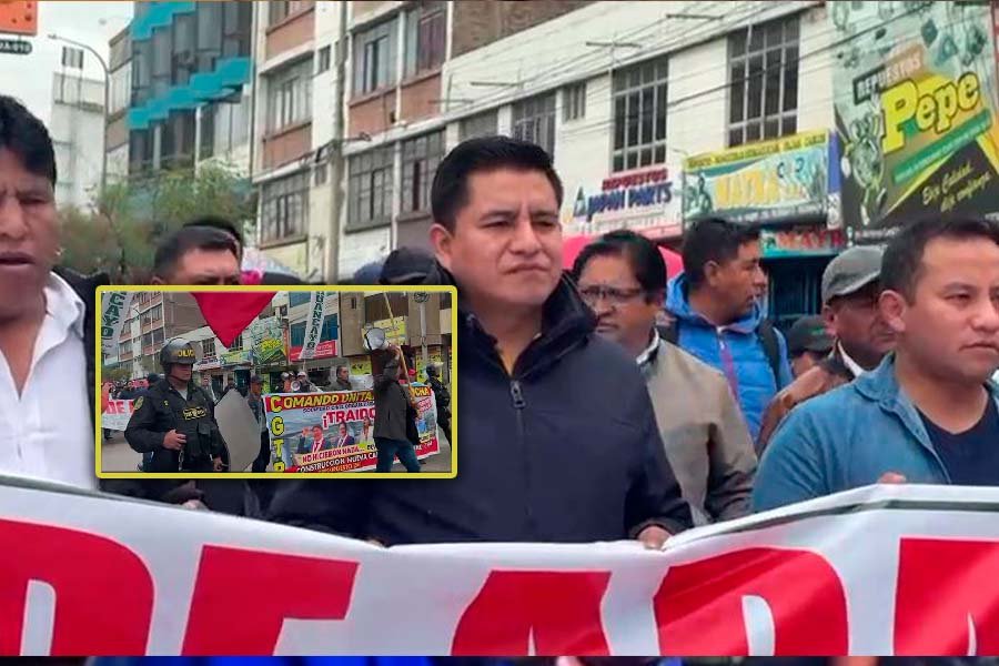 Junín: Paro regional arranca con fuerte presencia de funcionarios pero baja respuesta ciudadana