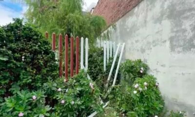 En el Tambo: Vulneran rejas del palacio antiguo y evidencian crisis de vigilancia