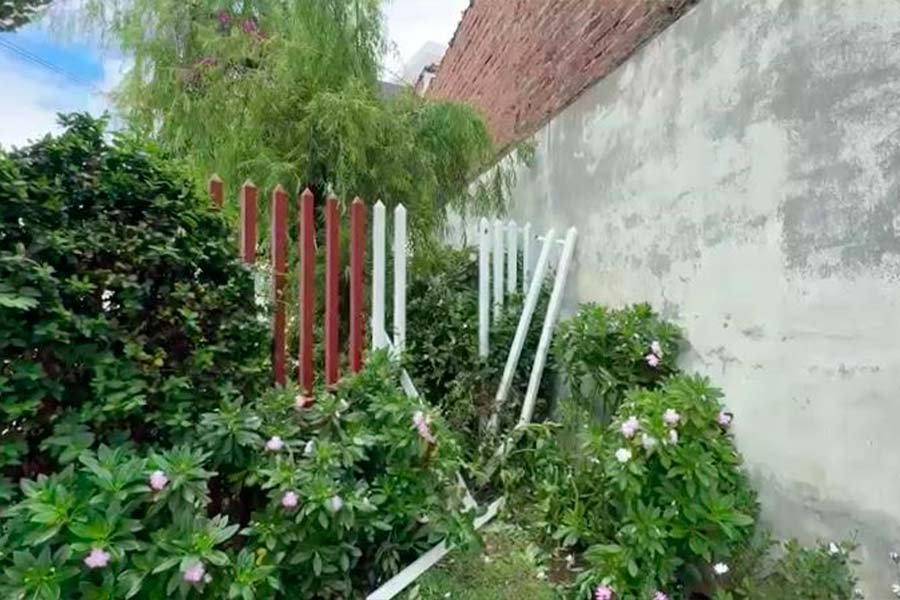 En el Tambo: Vulneran rejas del palacio antiguo y evidencian crisis de vigilancia