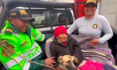 Cullpa Baja: Rescatan a octogenaria abandonada que vivía solo con su perrita