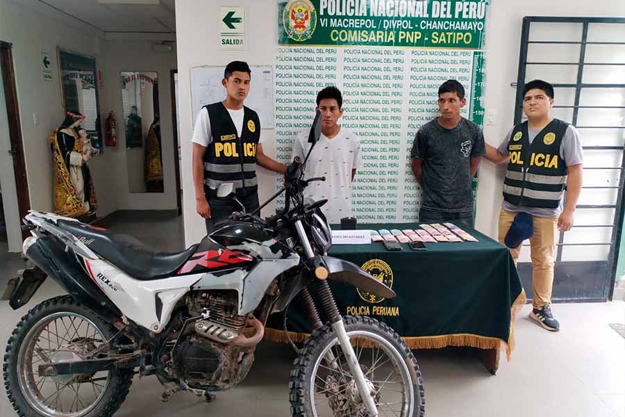 Golpe a la delincuencia en Satipo: Caen dos presuntos implicados en asalto a mano armada a grifo