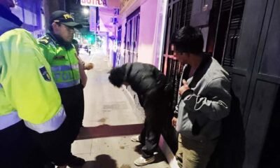Sujeto es intervenido por serenos tras violenta gresca y presunto robo