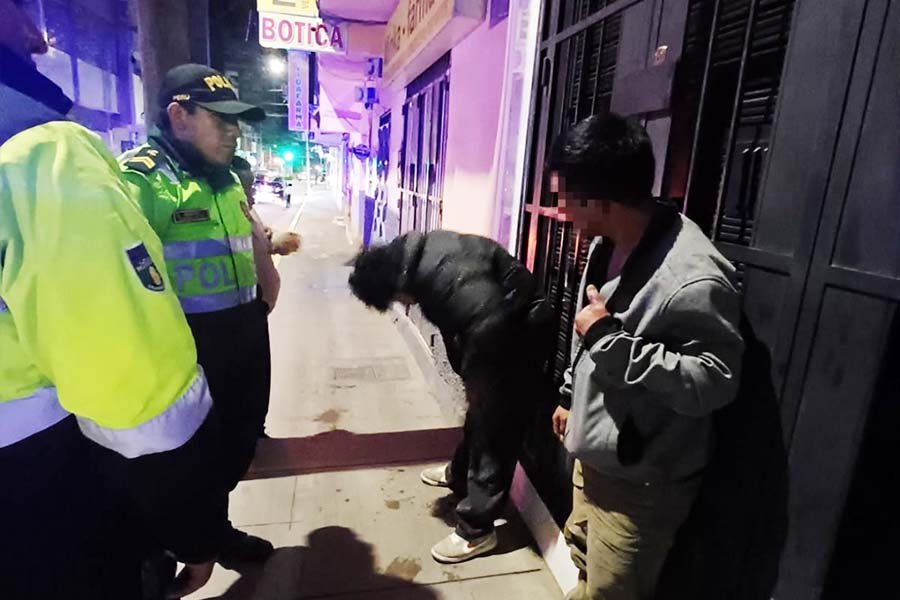 Sujeto es intervenido por serenos tras violenta gresca y presunto robo