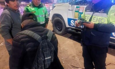 Huancayo: Serenos auxilian a anciano de 93 años que se perdió tras salir a buscar comida