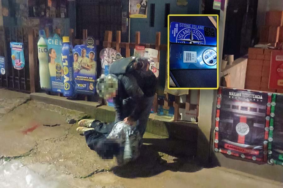 Huancayo: Serenos auxilian a joven hallado inconsciente y herido en la vía pública