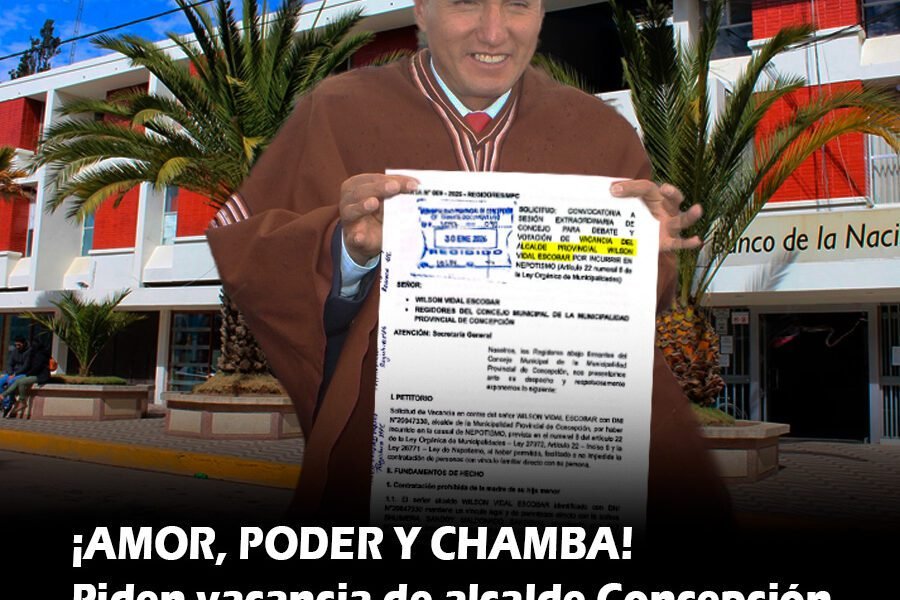 ¡AMOR, PODER Y CHAMBA! Piden vacancia de alcalde por contratar a la madre de su hija