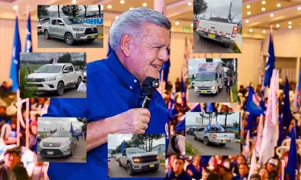 proveedores del Estado y personas cuestionadas movilizan vehículos a favor de APP