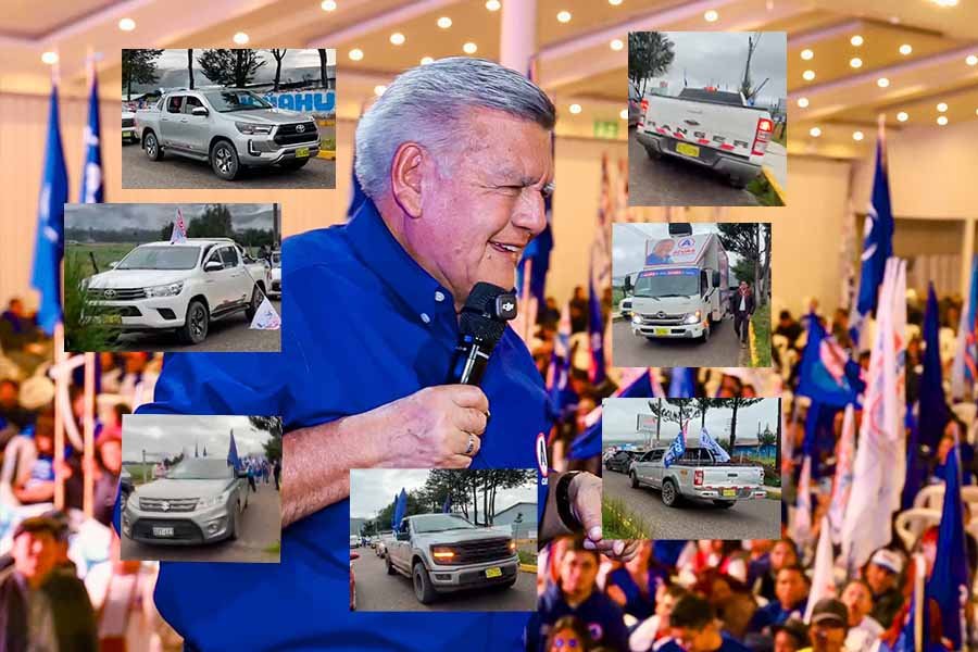 proveedores del Estado y personas cuestionadas movilizan vehículos a favor de APP