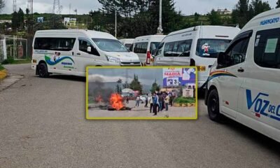 Transportistas de la ruta Ingenio-Huancayo bloquean vía en protesta por alza del combustible y exigen fiscalización a grifos