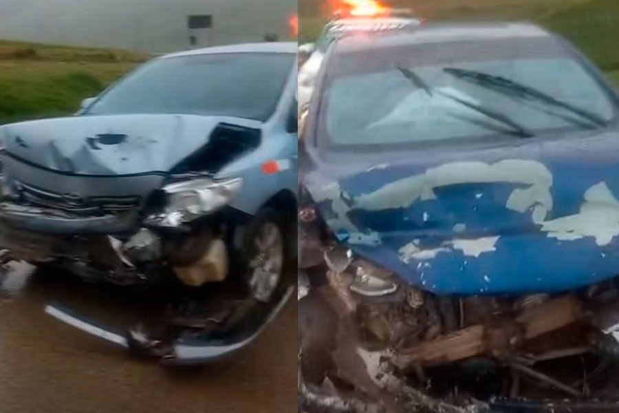 Conductores provocan accidente en la ruta Huancayo-Pampas por adelantar en curva