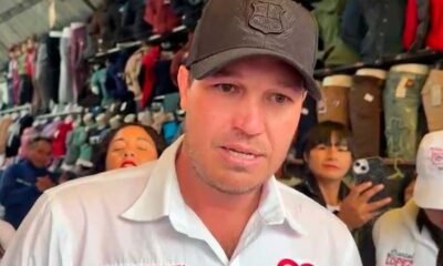 El candidato de Somos Perú evita las zonas de conflicto y prioriza su agenda con el sector informal en una ciudad paralizada.