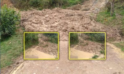 Desprendimiento de cerro aísla a Pariahuanca y Santo Domingo de Acobamba