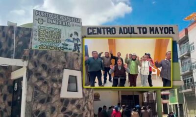 Vecinos se encadenan en el Parque de la Paz para evitar desalojo de local comunal