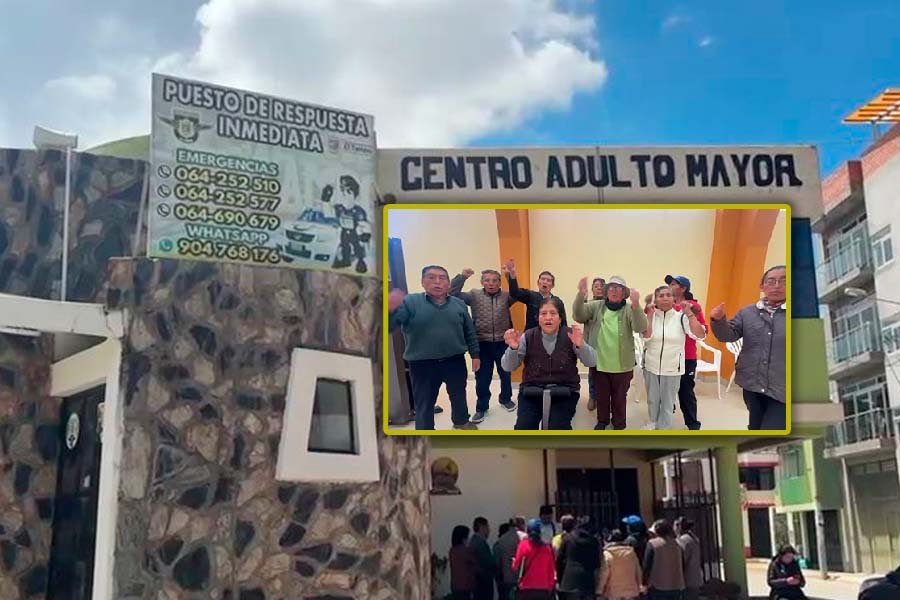 Vecinos se encadenan en el Parque de la Paz para evitar desalojo de local comunal