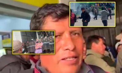 Huancayo: Padres de familia se enfrentan a la policía ante ausencia de gobernador Zósimo Cárdenas