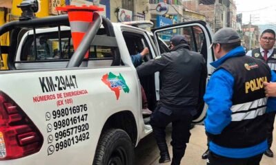 Huancayo: Capturan a policía municipal acusado de cobrar cupos a comerciantes ambulantes