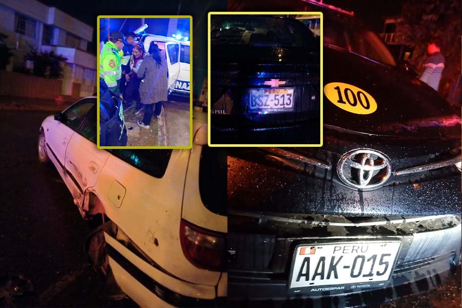Caos en Huancayo: Triple choque causado por conductor ebrio deja tres heridas