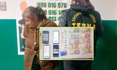Huancayo: Grupo Terna captura a mujer de 60 años con droga en mercado Raez Patiño