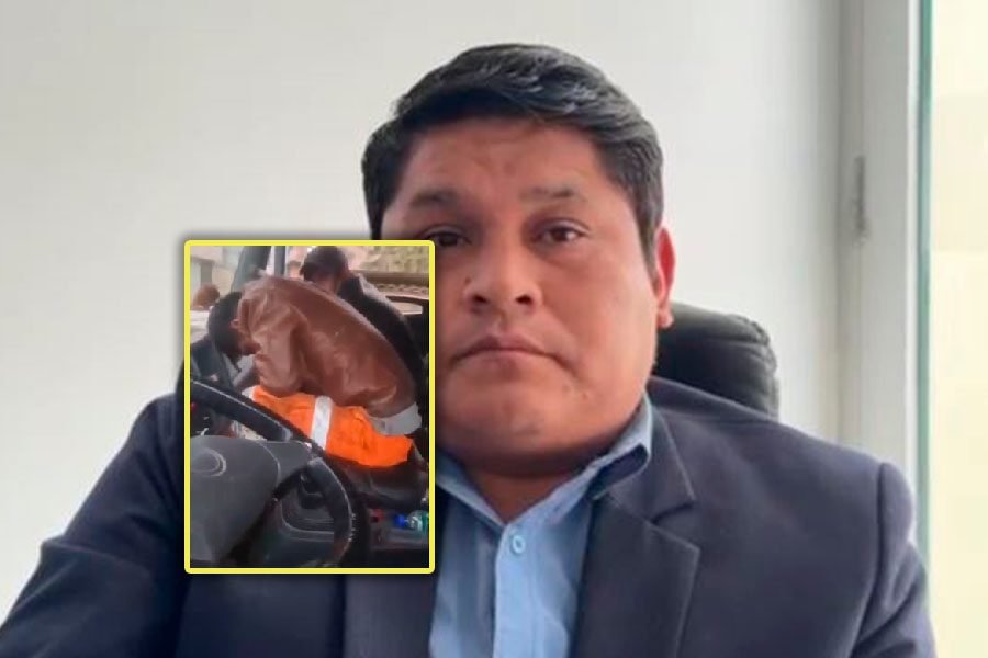 ESCÁNDALO EN EL TAMBO: Trabajadores de limpieza ebrios son captados en pleno servicio