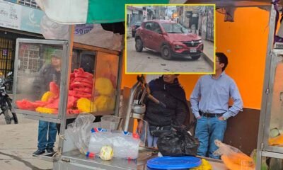 Comerciante se salva de milagro en accidente en pleno centro de Huancayo