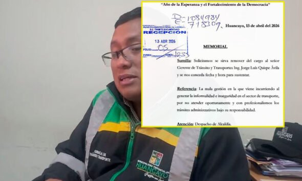 Crisis en el transporte de Huancayo: Ocho empresas exigen la destitución del gerente Jorge Quispe