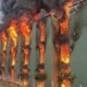 Incendio de gran magnitud afecta dormitorios en Escuela de Suboficiales de la PNP