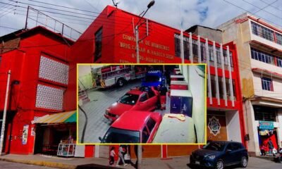 Investigan presunta sustracción de implementos de bomberos captada por cámaras de seguridad en Huancayo