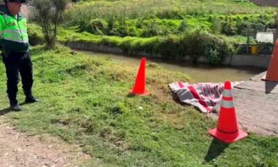 Investigan extraña muerte de varón hallado en canal CIMIRM de Jauja