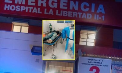 Joven inconsciente con signos de hipotermia es trasladado de emergencia al Hospital La Libertad