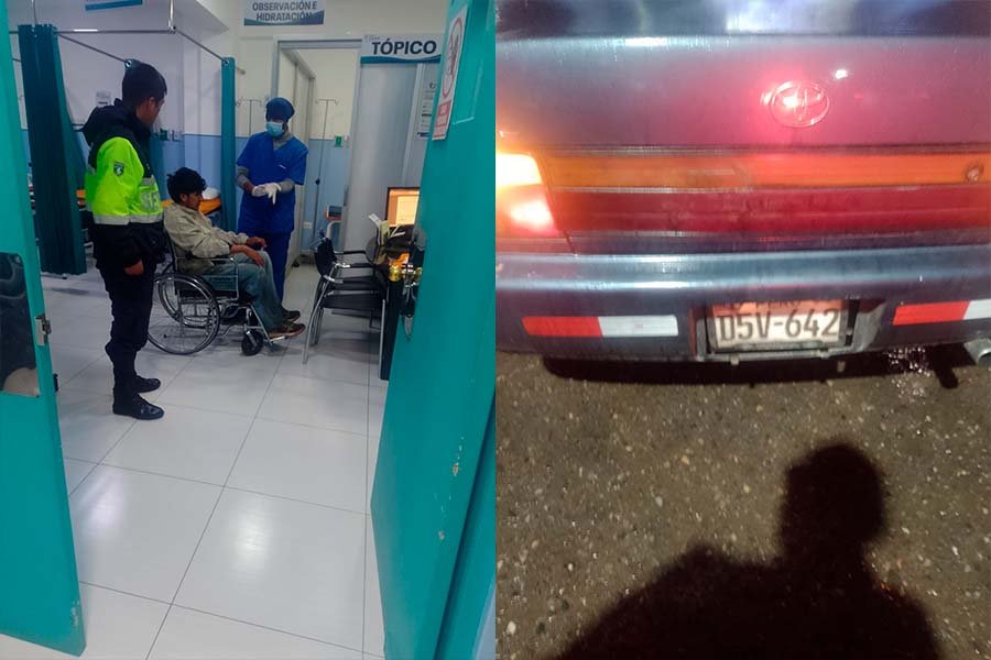 SERENAZGO AUXILIA Y TRASLADA A JOVEN HERIDO TRAS ACCIDENTE DE TRÁNSITO