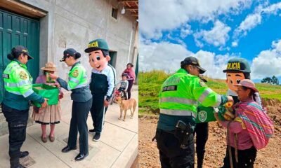 PNP Orcotuna realiza acción cívica por el Día de la Madre en beneficio de mujeres de escasos recursos