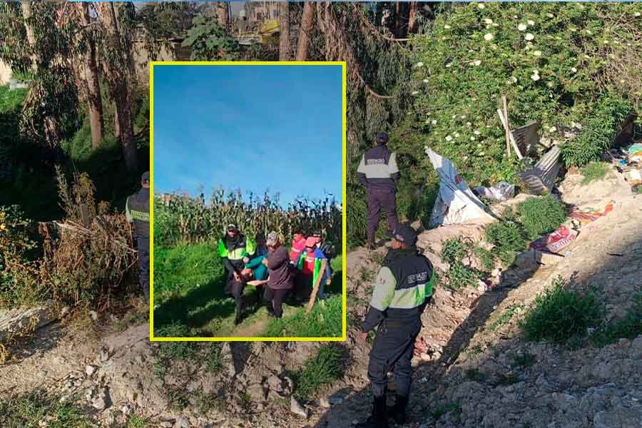 Rescatan a hombre inconsciente en el río Ali: presentaba signos de hipotermia