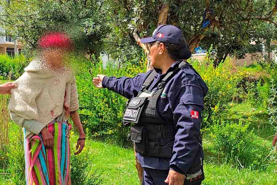 Auxilian a adulta mayor con múltiples heridas y pérdida de sangre en Huancayo