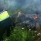 Serenos sofocan quema de basura bajo el puente Los Andes