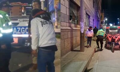 Serenos intervienen a dos sujetos involucrados en gresca por presunta pérdida de billetera