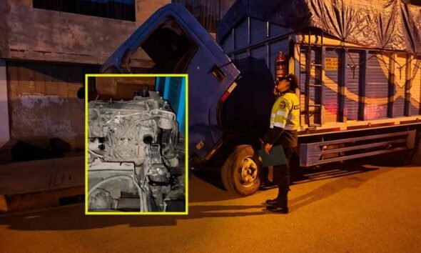 Delincuentes sustraen la memoria de un camión durante la madrugada