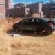 Delincuentes desmantelan y abandonan vehículo robado en el sector Cajas Chico