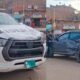 Patrullero de Chilca colisiona en vía pública y deja dos escolares heridos