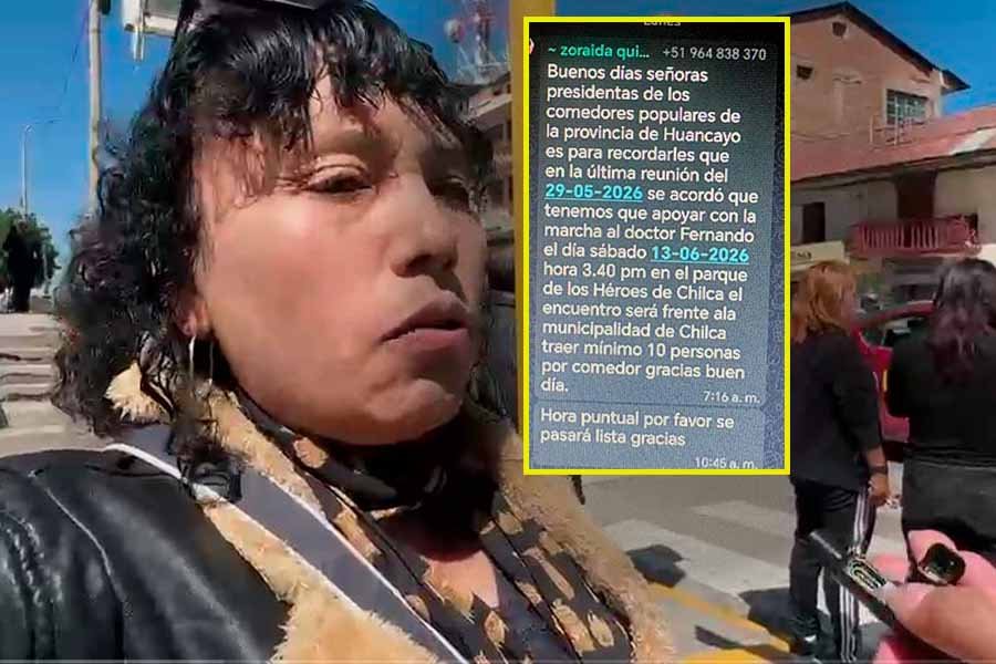 Denuncian presunto uso político de madres de comedores populares