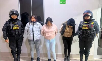 Policía detiene a tres mujeres acusadas de tentativa de robo agravado y lesiones en el centro de la ciudad