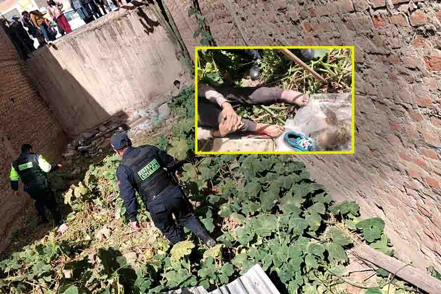 Serenos de Chilca auxilian a hombre herido hallado en terreno abandonado