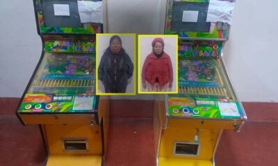 Policía desarticula banda “Las Ficheritas de Huanchar” y detiene a dos mujeres con máquinas tragamonedas ilegales
